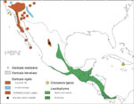 Xantusiid distribution